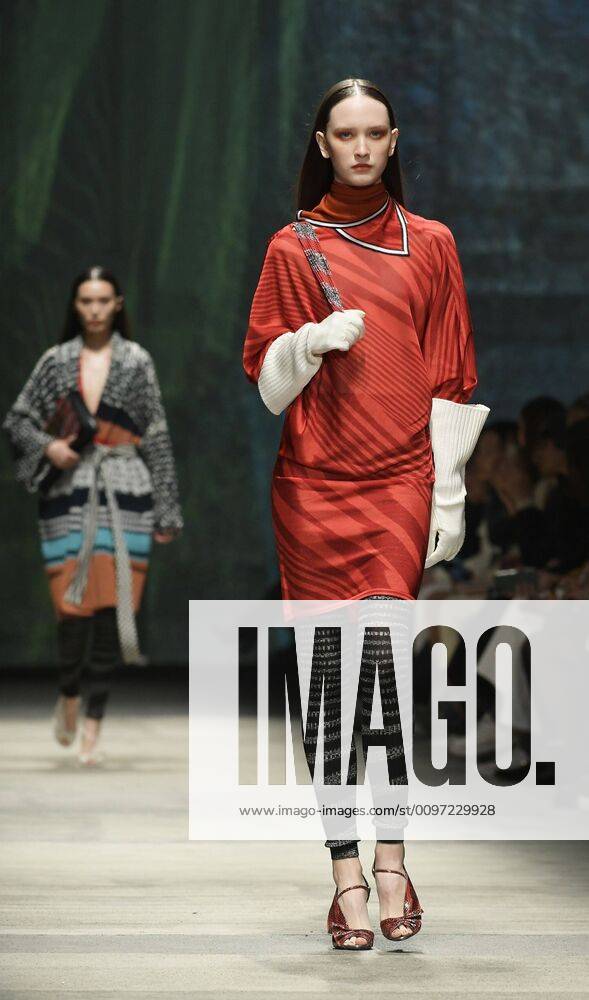 Milan, Italy MFW MISSONI photocall and show MILANO FASHION WEEK woman Fall-Winter 2020-21 In the photo: MISSONI show