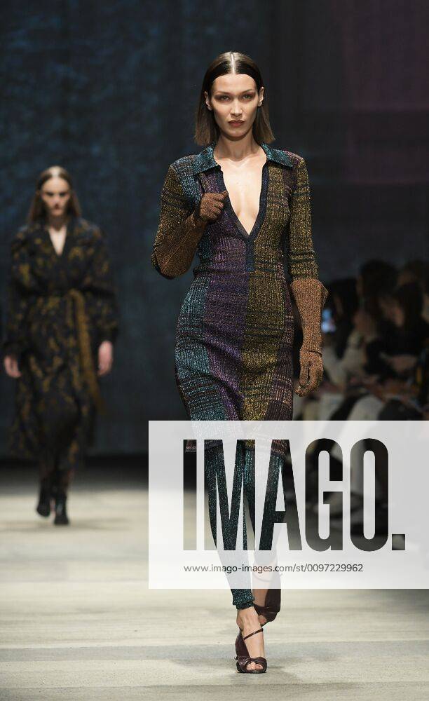 Milan, Italy MFW MISSONI photocall and show MILAN FASHION WEEK woman Fall-Winter 2020-21 In the photo: Gigi Hadid MISSONI show