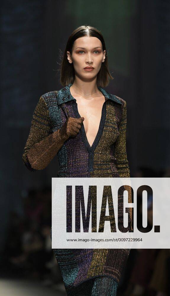 Milan, Italy MFW MISSONI photocall and show MILAN FASHION WEEK woman Fall-Winter 2020-21 In the photo: Gigi Hadid MISSONI show