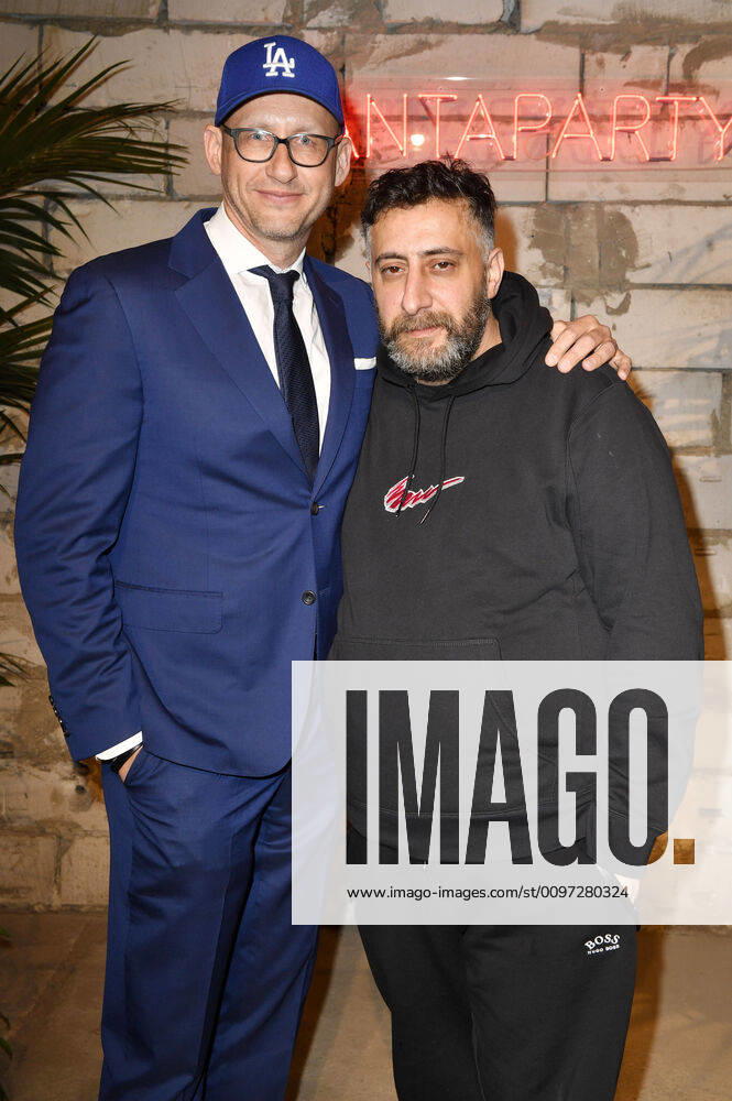 Frank Kusche und Kida Khodr Ramadan bei der Panta Party im Rahmen der Berlinale 2020 70. Internationale Filmfestspiele Berlin im Neuzeit Ost. Berlin