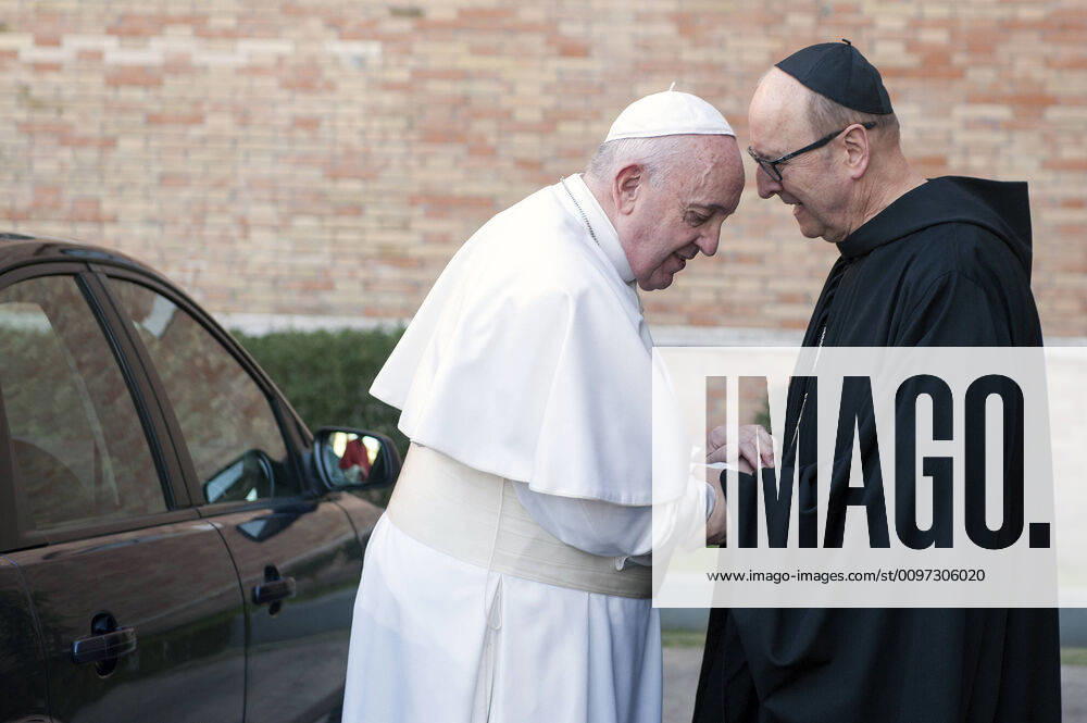 NO FRANCE - NO SWITZERLAND: Pope Francis leads the Ash Wednesday mass which opens Lent, the forty-day period of abstinence and deprivation for Christians before Holy Week and Easter, on February 26, 2020, at the Santa Sabina church in Rome
