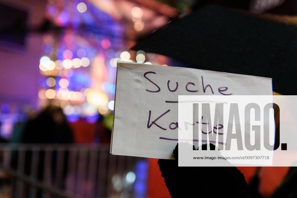 Impressionen Berlinale Deutschland, Berlin - 26.02.2020: Im Bild ist ein Schild mit Suche Karte zu sehen. Berlin Berlin Deutschland