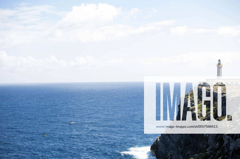 Der Leuchtturm der Insel Lampedusa (Italien). Lampedusa
