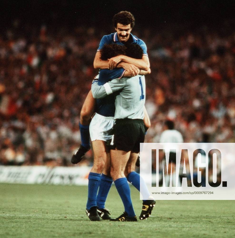 Fussball WM Weltmeisterschaft 1982 82 in Spanien, BRD Deutschland vs. Italien, Jubel