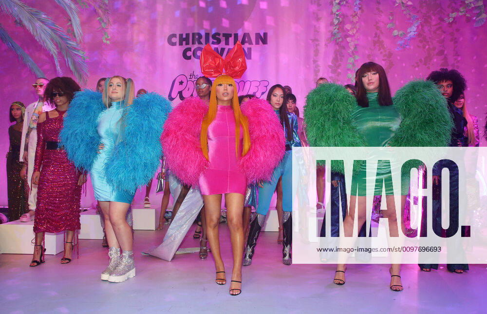 2020 Christian Cowan x Powerpuff Girls Runway Show Featuring: Meghan Trainor Where: Hollywood, California, United States When: 09 Mar 2020 Credit: Faye s Vision Cover Images