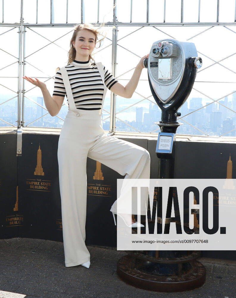 NEW YORK, NY- March 09: Millicent Simmonds visits Empire State Building Grand Staircase & Observatory in New York City on March 09, 2020.