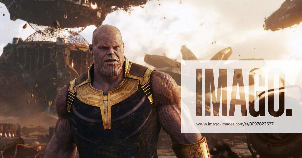 AVENGERS: INFINITY WAR, Josh Brolin as Thanos, 2018. Marvel Walt Disney Studios Motion Pictures Courtesy Everett Collection null !ACHTUNG AUFNAHMEDATUM GESCHÄTZT! PUBLICATIONXNOTxINxCANxCHNxFRAxITAxJPNxNORxPOLxRUSxESPxUKxUSA