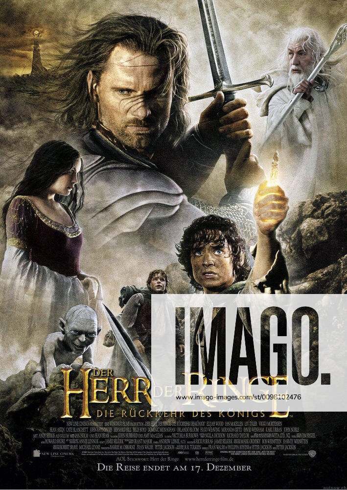THE LORD OF THE RINGS: THE RETURN OF THE KING, Viggo Mortensen, Elijah Wood, Ian McKellen, 2003, (c) New Line courtesy Everett Collection New Line Cinema Courtesy Everett Collection !ACHTUNG AUFNAHMEDATUM GESCHÄTZT! PUBLICATIONXNOTxINxCANxCHNxFRAxITAxJPNxNORxPOLxRUSxESPxUKxUSA