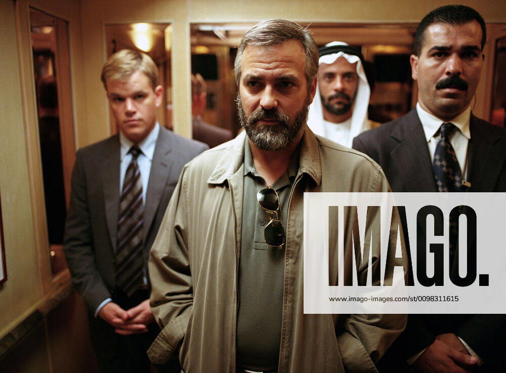 OSCARS. Bester Nebendarsteller. Preisträger 2001-2010 SYRIANA, Matt Damon, George Clooney, 2005, (c) Warner Brothers courtesy Everett Collection Warner Bros Courtesy Everett Collection !ACHTUNG AUFNAHMEDATUM GESCHÄTZT! PUBLICATIONXNOTxINxCANxCHNxFRAxITAxJPNxNORxPOLxRUSxESPxUKxUSA
