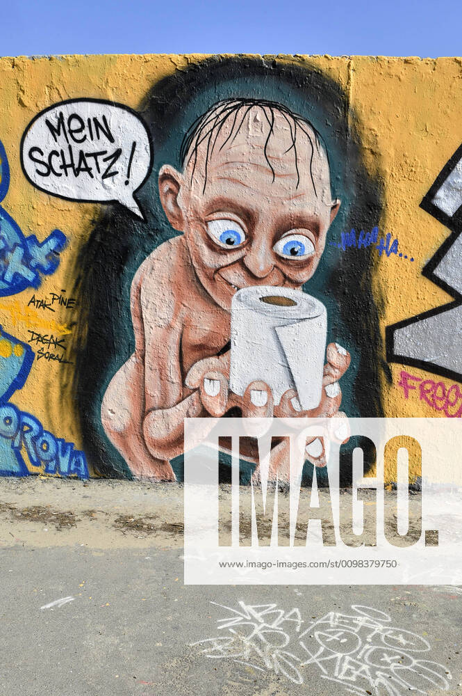 In Zeiten von Ausgangsbeschränkungen und Kontaktsperren wegen der Corona-Krise lebt die Kreativität der Graffiti Künstler im Mauerpark weiter. Berlin