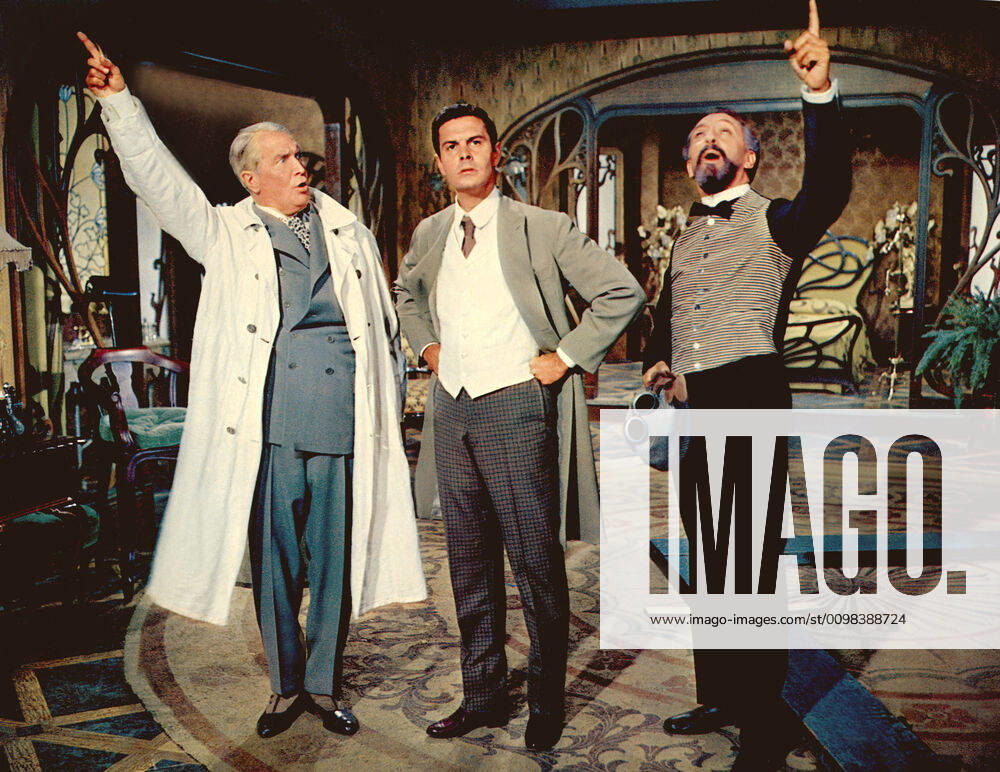 GIGI, Maurice Chevalier, Louis Jourdan, John Abbott, 1958 Courtesy Everett Collection !ACHTUNG AUFNAHMEDATUM GESCHÄTZT! PUBLICATIONXNOTxINxCANxCHNxFRAxITAxJPNxNORxPOLxRUSxESPxUKxUSA