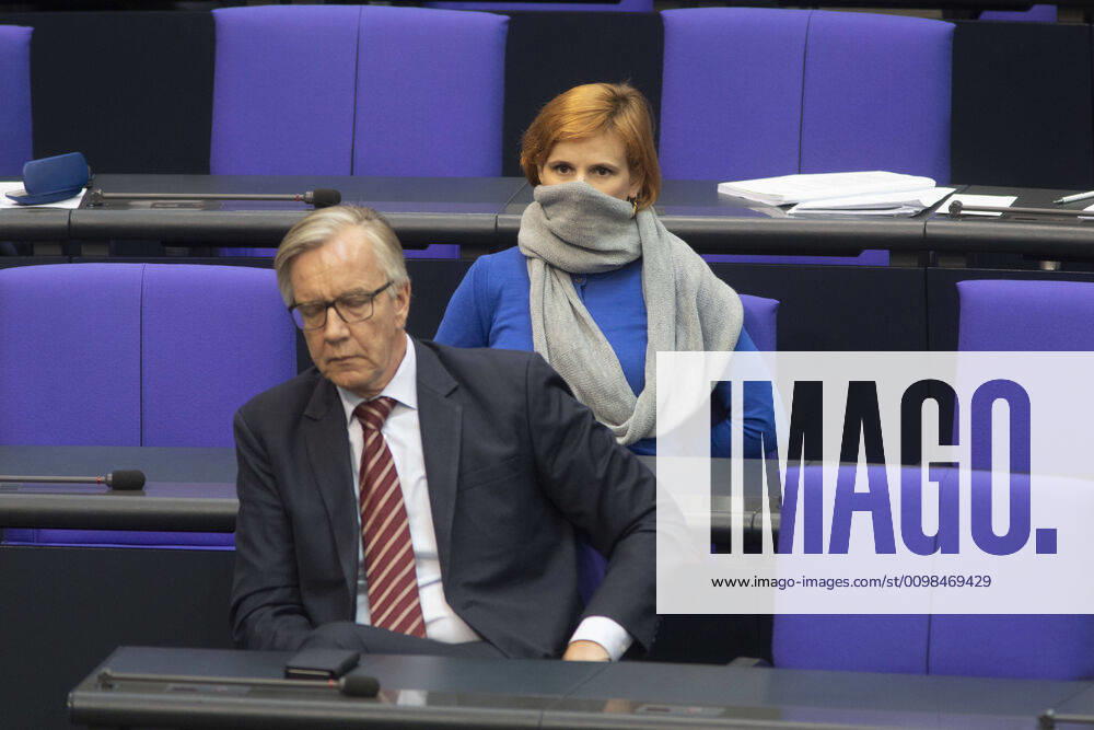 Deutschland, Berlin, Bundestag, 154. Sitzung zur Corona-Krise, Dietmar Bartsch und Katja Kipping LINKE