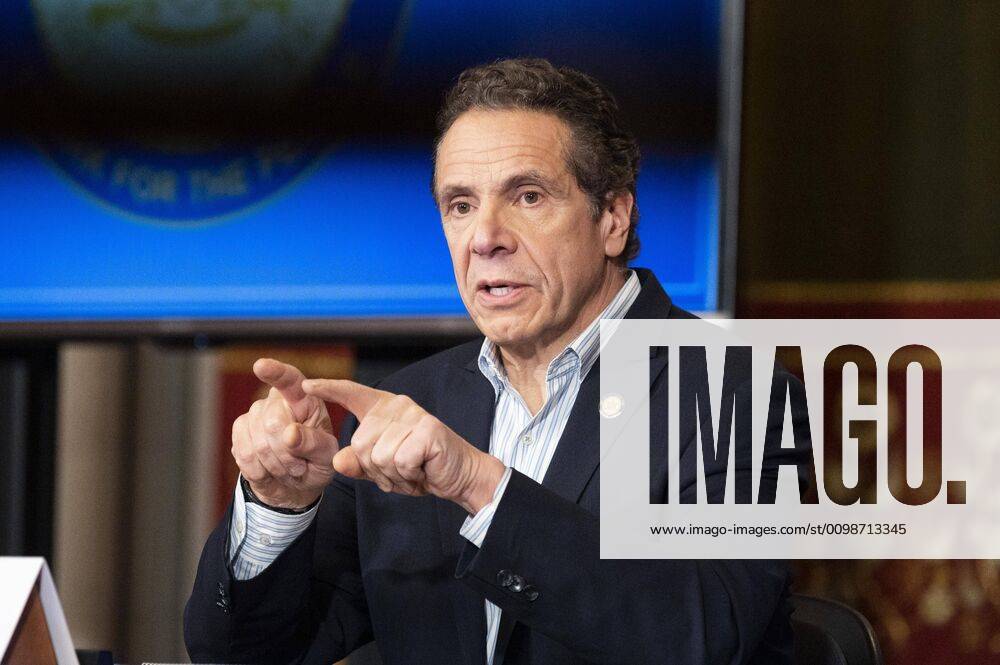 Albany, NY, U.S: March 29, 2020 - Albany, NY, United States: New York Governor ANDREW CUOMO (D) speaking at a press Conference at the State Capitol. Albany U.S. - ZUMAb161 20200329_zap_b161_020