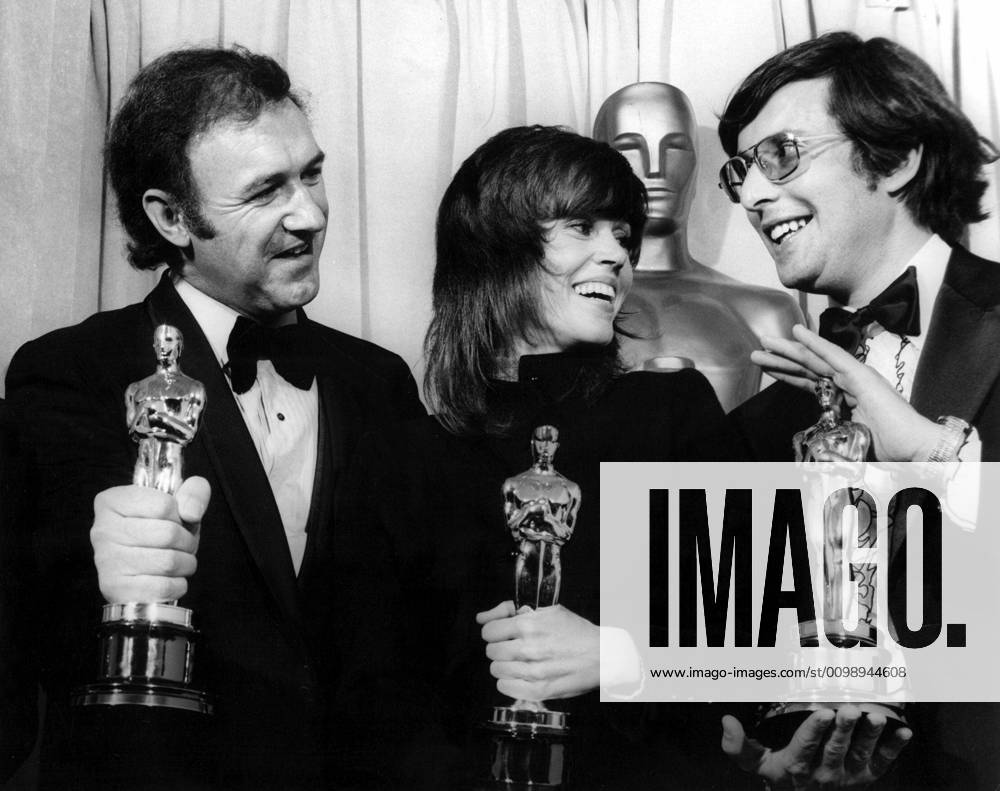 OSCARS. Bester Hauptdarsteller. Preisträger 1971-1980 OSCARS. Beste Hauptdarstellerin. Preisträgerinnen 1971-1980 1971: GENE HACKMAN Best Actor, THE FRENCH CONNECTION , Jane Fonda Best Actress, KLUTE , WILLIAM FRIEDKIN Best Director, FRENCH CONNECTION , 1972 Courtesy Everett Collection !ACHTUNG AUFNAHMEDATUM GESCHÄTZT! PUBLICATIONXNOTxINxCANxCHNxFRAxITAxJPNxNORxPOLxRUSxESPxUKxUSA
