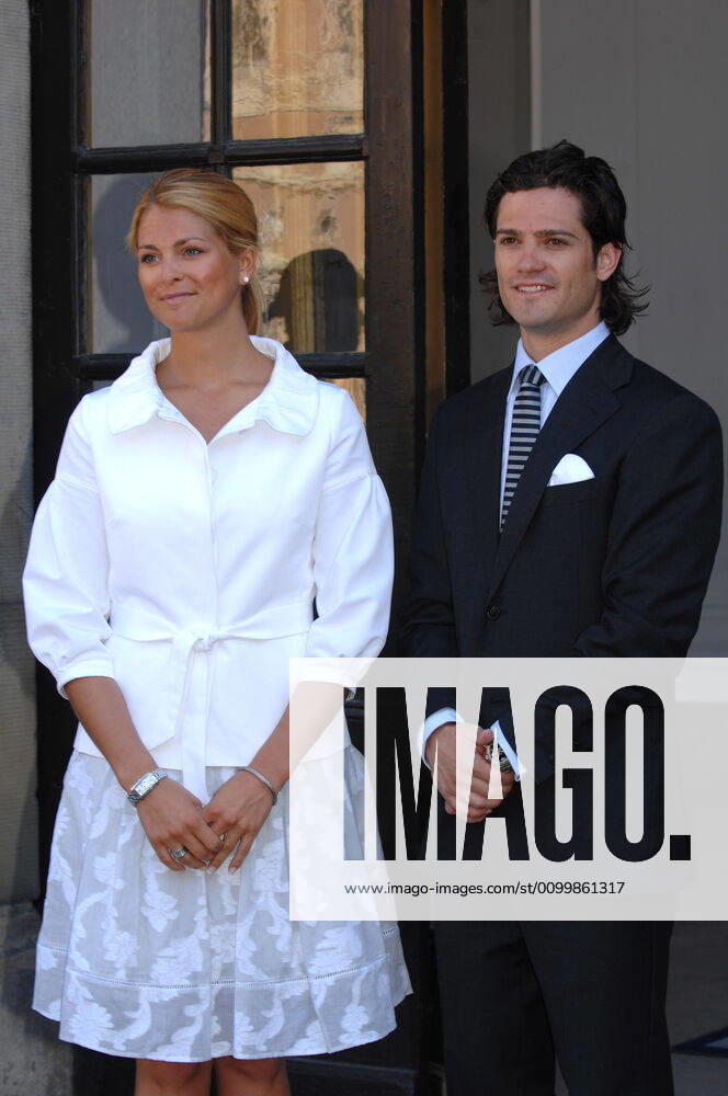Prince Carl Philip and Princess Madeleine Open Palace on National Day, June 6, 2007 c Karin Törnblom IBL Open Palace on Swedish National Day June 6, 2007 Royal House Sweden