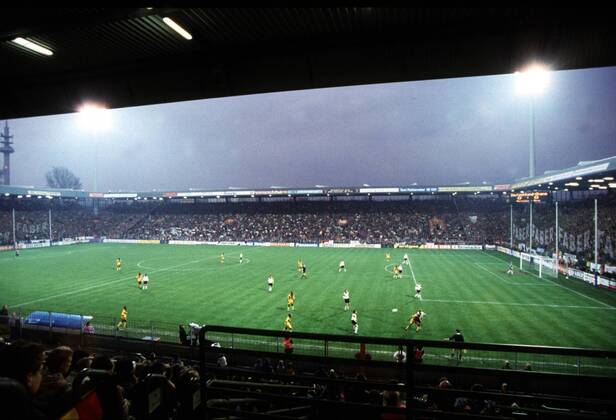 Fußball, Stadiongeschichte VfL Bochum Das Ruhrstadion des VfL Bochum Fußball 1. BL Totale Ruhrstadion Bochum