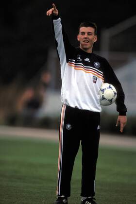 Bernd Schneider (Deutschland) Fußball WM Herren Nationalmannschaft 1999, Nationalteam, Training, Nationalmannschaftstraining Einzelbild Jacksonville