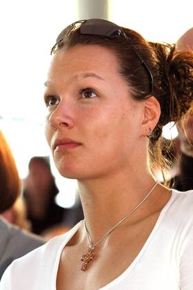 Franziska van Almsick (Deutschland) - nominiert für das Comeback des Jahres Schwimmen Damen Laureus World Sports Award 2003, Nominierung, Sportlerwahl, Schwimmsport Porträt Sportoscar, Award, Awards, Sport, Sports Berlin