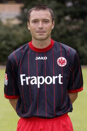 Markus Beierle (Frankfurt) Fußball 1. BL Herren Saison 2003 2004, Eintracht Frankfurt, Vorstellung, Präsentation, Pressetermin, Porträttermin, Vdig Porträt Frankfurt M.