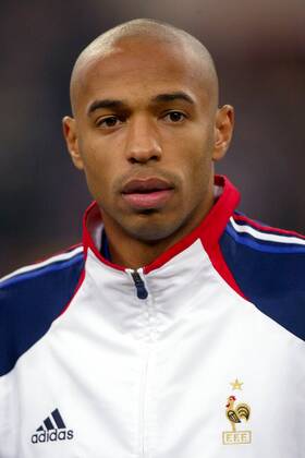 Thierry Henry (Frankreich) Fußball Länderspiel Herren Freundschaftsspiel 2003, Nationalmannschaft, Nationalteam, Länderspiel, Porträt Gelsenkirchen