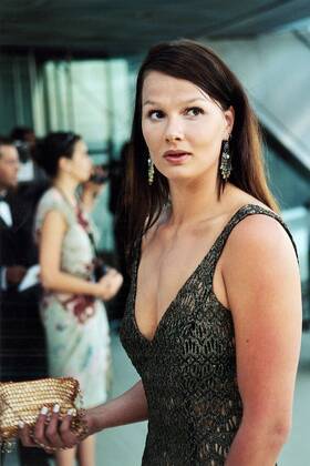 Franziska van Almsick (Deutschland) - nominiert für das Comeback des Jahres Schwimmen Damen Laureus World Sports Awards 2003, Schwimmsport Einzelbild Sportoscar, Award, Awards, Sport, Sports Monte Carlo