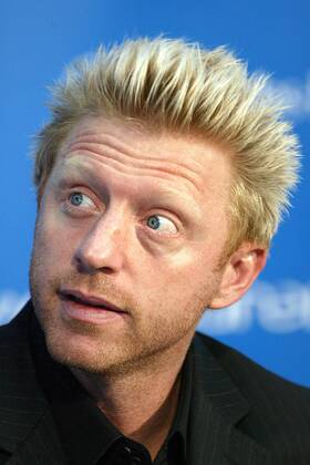 Jurymitglied Boris Becker (Deutschland) legt die Stirn in Falten Tennis Herren Laureus World Sports Award 2004, Nominierung, Sportlerwahl, Pressekonferenz, PK, Pressetermin Porträt Sportoscar, Award, Awards, Sport, Sports Berlin