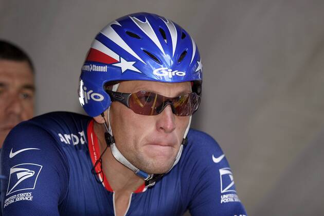 Lance Armstrong (USA US Postal Service) Radsport Herren Tour de France 2004, Straßenradsport, Straße, Rad, Einzelzeitfahren, Prolog, Vdig Porträt Lüttich