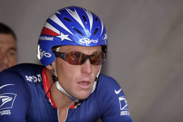 Lance Armstrong (USA US Postal Service) Radsport Herren Tour de France 2004, Straßenradsport, Straße, Rad, Einzelzeitfahren, Prolog, Vdig Porträt Lüttich