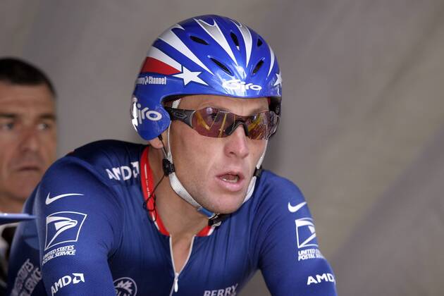Lance Armstrong (USA US Postal Service) Radsport Herren Tour de France 2004, Straßenradsport, Straße, Rad, Einzelzeitfahren, Prolog, Vdig Porträt Lüttich
