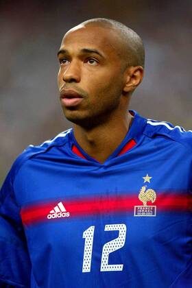 Thierry Henry (Frankreich) Fußball Länderspiel Herren Weltmeisterschaftsqualifikation 2004, Länderspiel, Qualifikation, Nationalmannschaft, Nationalteam Porträt pan7101 Paris, Saint Denis, St.