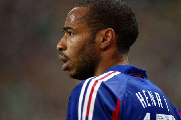 Thierry Henry (Frankreich) Fußball Länderspiel Herren Weltmeisterschaftsqualifikation 2004, Qualifikation, Länderspiel , Nationalmannschaft, Nationalteam Porträt pan7370 Paris