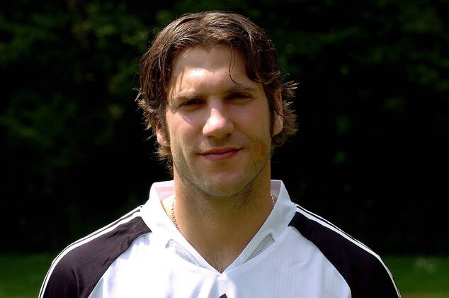 Torsten Frings (Deutschland) Fußball Herren Nationalmannschaft 2005, Nationalteam, Nationaltrikot, Vorstellung, Präsentation, Pressetermin, Porträt Konföderationen, Konföderationencup Confederations Cup, Confederationscup