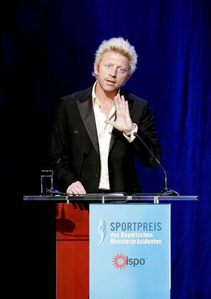 Boris Becker (Deutschland) - Laudator bei der Verleihung des Bayerischen Sportpreises Tennis Herren Bayerischer Sportpreis 2005, Bayrischer, Preisverleihung, Vdig, Einzelbild München