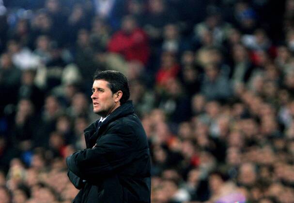 Trainer Juan Ramon Lopez Caro (Real Madrid) Fußball Herren Copa del Rey 2005 2006, Spanischer Pokal, Pokalspiel, Real Madrid CF Einzelbild pan12039 Madrid