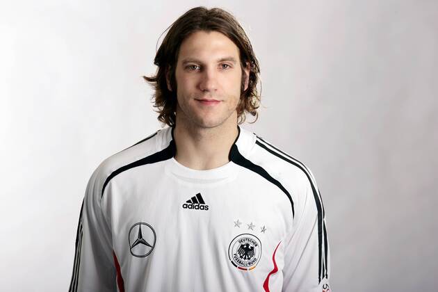 Torsten Frings (Deutschland) Fußball Herren Nationalmannschaft 2006, Nationalteam, Vorstellung, Präsentation, Pressetermin, Porträttermin Porträt Fotostudio, Studioaufnahme