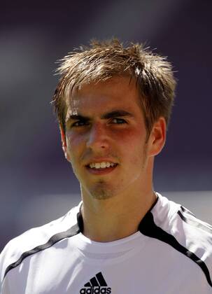 Philipp Lahm (Deutschland) Fußball WM Herren Nationalmannschaft 2006, Nationalteam, Vorbereitung, Trainingslager, Training Porträt Genf