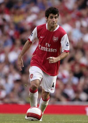 Cesc Fabregas (Arsenal) am Ball -  Fußball Herren English Premier League 2006 2007, 1. Englische Liga, Arsenal FC London Einzelbild London Dynamik, Fußball Herren English Premier League 2006 2007, 1. Englische Liga, Arsenal FC London Einzelbild London Dynamik,