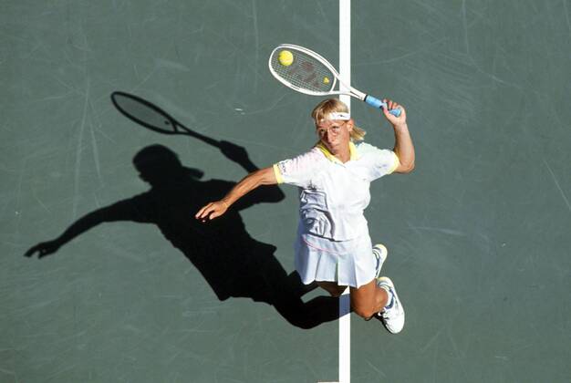 Martina Navratilova stellt mit 157. Turniersieg Weltrekord auf, 30. Jahrestag am 10. November Martina Navratilova (USA) Tennis Damen US Open 1991, Grand Slam, WTA Tour Einzelbild Flushing Meadow, Meadows New York, NY, N Y Tennis Damen US Open 1991, Grand Slam, WTA Tour Einzelbild Flushing Meadow, Meadows New York, NY, N Y