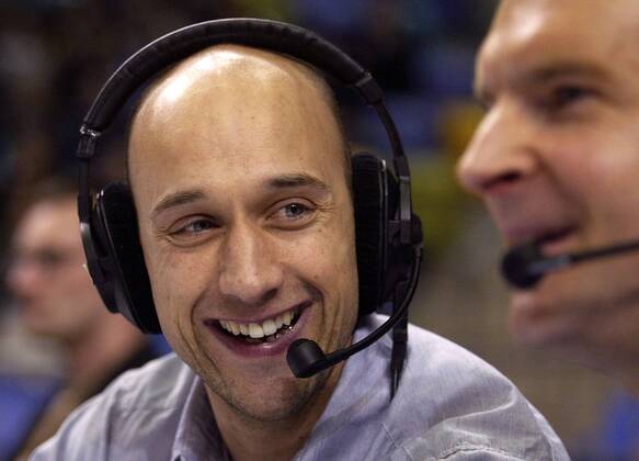 Pascal Roller (Frankfurt) - Co Moderator für Radio Fortuna Basketball 1. BL Herren BBL 2007 2008, Deutsche Bank Skyliners Frankfurt Porträt Frankfurt M. Freude, Basketball 1. BL Herren BBL 2007 2008, Deutsche Bank Skyliners Frankfurt Porträt Frankfurt M. Freude,