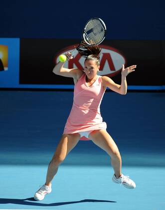 Jelena Jankovic (Serbien) Tennis Damen Australian Open 2008, Grand Slam, WTA Tour Einzelbild Melbourne Dynamik, Tennis Damen Australian Open 2008, Grand Slam, WTA Tour Einzelbild Melbourne Dynamik,