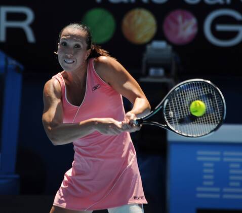 Jelena Jankovic (Serbien) Tennis Damen Australian Open 2008, Grand Slam, WTA Tour Einzelbild Melbourne Tennis Damen Australian Open 2008, Grand Slam, WTA Tour Einzelbild Melbourne