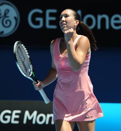 Jelena Jankovic (Serbien) Tennis Damen Australian Open 2008, Grand Slam, WTA Tour Einzelbild Melbourne Tennis Damen Australian Open 2008, Grand Slam, WTA Tour Einzelbild Melbourne