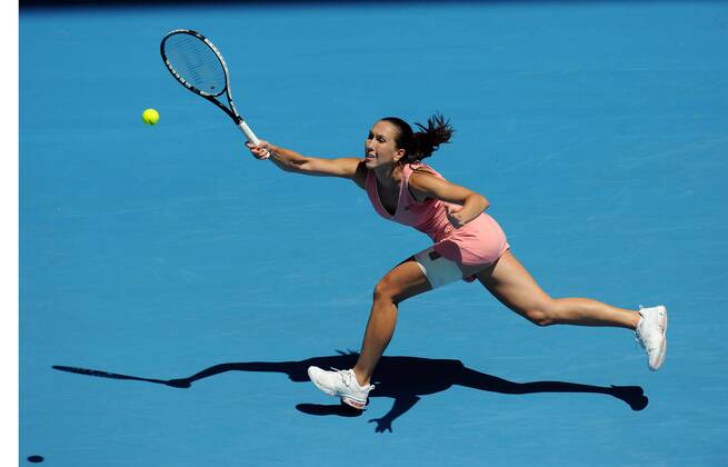 Jelena Jankovic (Serbien) Tennis Damen Australian Open 2008, Grand Slam, WTA Tour Einzelbild Melbourne Dynamik, Tennis Damen Australian Open 2008, Grand Slam, WTA Tour Einzelbild Melbourne Dynamik,