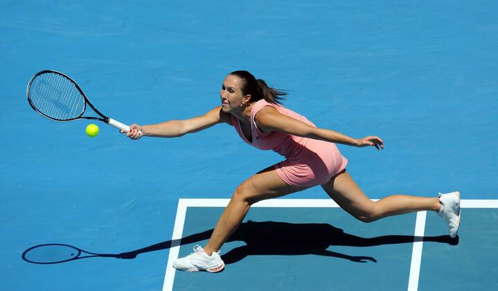 Jelena Jankovic (Serbien) Tennis Damen Australian Open 2008, Grand Slam, WTA Tour Einzelbild Melbourne Dynamik, Tennis Damen Australian Open 2008, Grand Slam, WTA Tour Einzelbild Melbourne Dynamik,