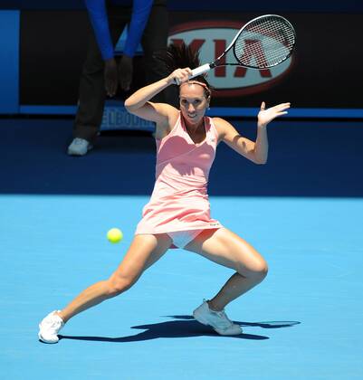Jelena Jankovic (Serbien) Tennis Damen Australian Open 2008, Grand Slam, WTA Tour Einzelbild Melbourne Tennis Damen Australian Open 2008, Grand Slam, WTA Tour Einzelbild Melbourne