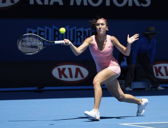 Jelena Jankovic (Serbien) Tennis Damen Australian Open 2008, Grand Slam, WTA Tour, Einzelbild Melbourne Tennis Damen Australian Open 2008, Grand Slam, WTA Tour, Einzelbild Melbourne