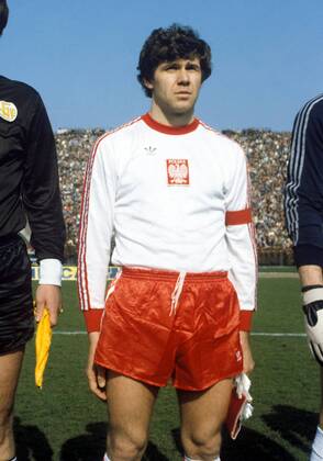 Wlodzimierz Smolarek (Polen) - (673223) Fußball Länderspiel Herren Nationalteam 1985, Nationaltrikot Porträt Aufnahmedatum geschätzt Fußball Länderspiel Herren Nationalteam 1985, Nationaltrikot Porträt Aufnahmedatum geschätzt