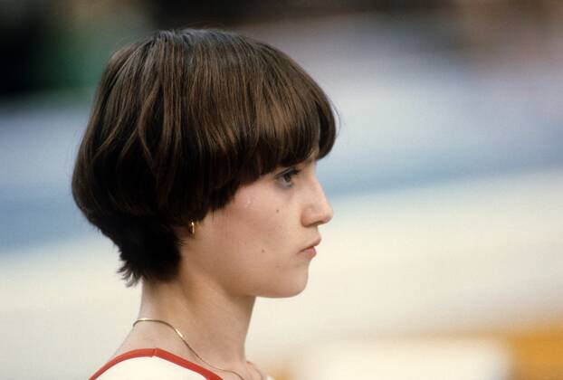 Nadia Comaneci (Rumänien) Turnen OS Sommer Damen Olympische Spiele Moskau 1980, Sommerspiele, Kunstturnen, Geräteturnen Porträt Aufnahmedatum geschätzt Moskau