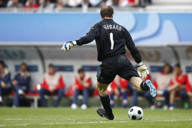Torwart Jens Lehmann (Deutschland) Fußball EM Herren Euro 2008, Länderspiel, Nationalteam, Nationaltrikot, Deutschland Einzelbild Klagenfurt Dynamik,