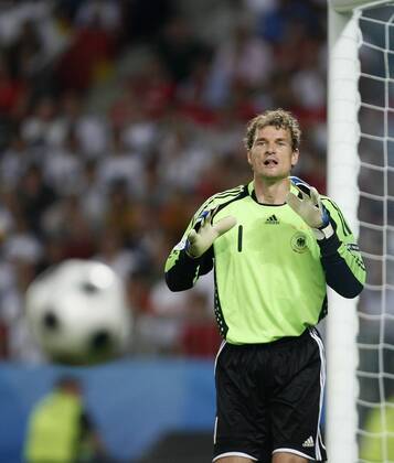 Torwart Jens Lehmann (Deutschland) Fußball EM Herren Euro 2008, Länderspiel, Nationalteam, Nationaltrikot, Finale, Einzelbild Wien